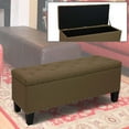 thumbnail image 5 of Magshion Rectangular Storage Ottoman Bench Tufted Footrest Lift Top Pouffe Ottoman, Coffee Table, Seat, Foot Rest, and more 42'', Linen Coffee, 5 of 6