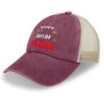 thumbnail image 3 of I Crushed 100 Days of School Wine Red Hat Adjustable Funny Fashion Unisex Baseball Cap for Men Women, 3 of 7