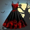 thumbnail image 1 of WILLBEST Vestidos de Mujer Vestido Sexy con Estampado de Moda para Mujer Vestido Largo Informal con Vuelo Grande Chica, 1 of 3