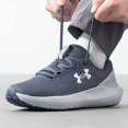 thumbnail image 2 of Tenis Under Armour Charged Surge 4 Hombre Casual gris 28.5, 2 of 5