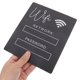 thumbnail image 3 of unbranded Cartel De WiFi Para Hogar En Acrílico Negro Escribible Fácil De Instalar Y Limpiar, 3 of 6