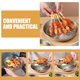 thumbnail image 5 of GOOHOCHY 1 juego de bandejas para hornear de cocina con rejilla de alambre, juego de bandejas para exhibir alimentos, bandeja para hornear de cocina, 5 of 8