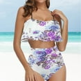 thumbnail image 2 of Birdeem Ensembles de Bikinis pour Femmes Mode Multicolore Imprimé Rétro Maillot de Bain Deux Pièces, 2 of 12