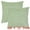 Green-1, variant on Unique Bargains Shaggy Plush Throw Pillow Covers Couch Pillow Covers (2 Count) Beige-1 20" x 20"