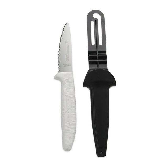 Dexter Russell S151SC-GWE W/SHEATH SANI-SAFE® 3 1/2" Utility Knife w/ Polypropylene Handle, Carbon Steel