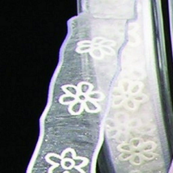 The Ribbon People White Floral Wire Edged Craft Ribbon 1.5" x 27 Yards