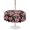 Black, variant on Outdoor Tablecloth with Umbrella Hole for Patio/Picnic/Party/Camping, Pink Flowers Waterproof Table Cloth Round Cover Washable, Spring Floral Elegant Pastoral Botanical (Dia 54")