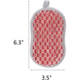 thumbnail image 2 of 20 esponjas multiusos para fregar cocina, almohadillas de esponja de microfibra que no rayan con bucle, estropajo de limpieza reutilizable para lavavajillas, sartenes, 2 of 5