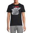 thumbnail image 4 of Star Wars Baby Yoda Men's & Big Men's Tie-Dye & Cloud Wash Graphic T-Shirts, 2-Pack, Sizes S-3XL, 4 of 6