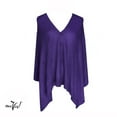thumbnail image 4 of Purple Scarf, Shawl, Shrug - Versatile Button Up Style - Casual or Dressy - 60x22", 4 of 4