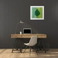 thumbnail image 3 of Burghardt, James 20x20 White Modern Wood Framed Museum Art Print Titled - Silver Leaf Tile VI, 3 of 4