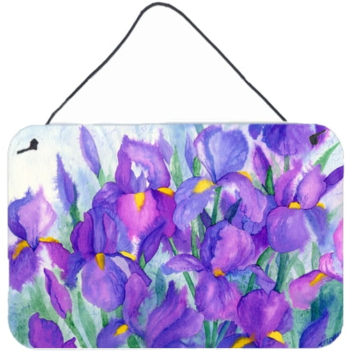 Purple Iris Wall or Door Hanging Prints