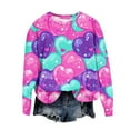 thumbnail image 4 of Ounisa Valentines Day Shirts Women Valentine Crewneck Sweatshirts Love Heart Sweatshirt Valentine's Long Sleeve Tops, 4 of 5