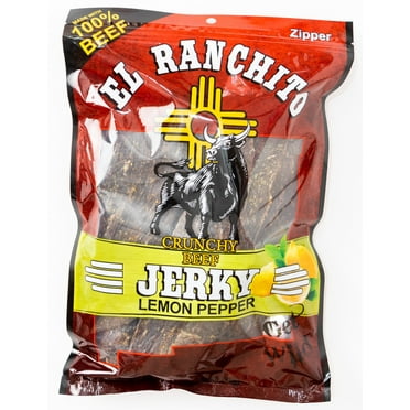 El Ranchito Flamin' Hot Beef Jerky, Crunchy Meat Snack with Hot Cheetos