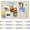 Beige, variant on Felt Cork Board Tiles,Bexikou 15.7X 23.6inch Cork Bulletin Board Self Adhesive Corkboards,Felt Bulletin Board for Walls with 30 Pushpins for Home Office Kitchen School