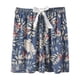 thumbnail image 4 of Pantalones de pijama de seda de algodón Pantalones cortos de verano para mujer Pantalones finos de pierna ancha Prendas de abrigo de algodón artificial Pantalones individuales Pantalones de casa de, 4 of 6