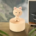 thumbnail image 4 of Wzzjkit Home Decor Wooden Music Box Crafts Retro Birthday Gift Home Decoration Accessoriies, 4 of 8
