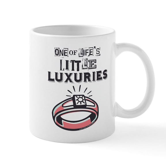 CafePress - Monopoly Luxuries Mugs - 11 oz Ceramic Mug - Novelty Coffee Tea Cup