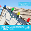 Christmas Lights Installation - 1 story home