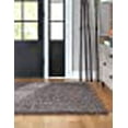 thumbnail image 5 of Unique Loom 3128007 2 x 3 ft. Solid Shag Rectangular Rug, Graphite Gray, 5 of 5
