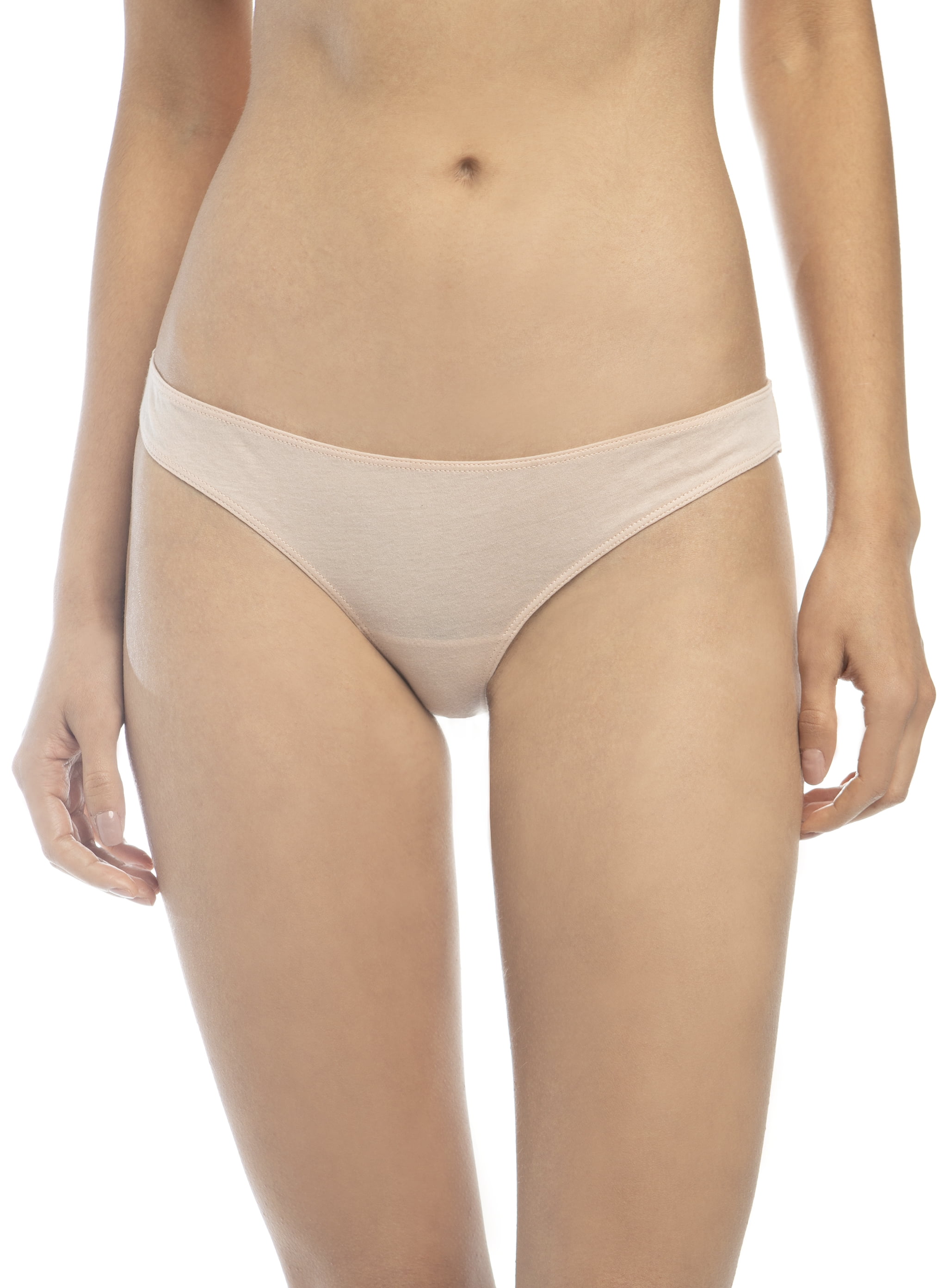 Womens 100% Silk Panties Low-rise Bikini Gifts Underwear Nudies Knickers White 