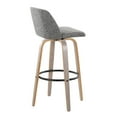 thumbnail image 6 of Toriano 30" Fixed-Height Bar Stool, Bar Chairs, Swivel Bar Stools, Bar Stools Set of 2, 6 of 6