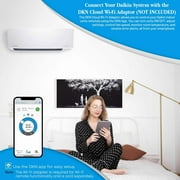Daikin 12000 BTU 18 SEER2 R32 Entra Series Ductless Air Conditioner Heat Pump with 15 ft. Pre-Flared Installation Kit and Bracket