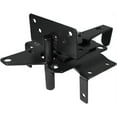 thumbnail image 3 of Self-Locking Gate Latch, Heavy Duty Post Mount Automatic Gravity Lever Wood/PVC Fence Gate Lock with Fasteners Hardware,for Secure PoolYardGardenSteel,Black, 3 of 7