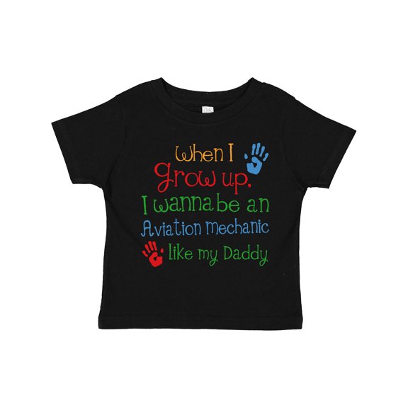 Inktastic Aviation Mechanic Like Daddy Boys or Girls Toddler T-Shirt