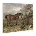thumbnail image 3 of Stupell Industries Wild Dogs & Horses Traditional Canvas Wall Art, design by Corinne Haig, 36 x 48, 3 of 7