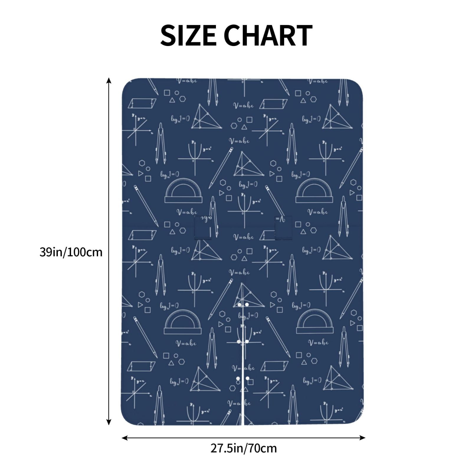 Car Seat Cover Baby - Math Print blue ruler Breathable Infant Car Seat Cover for Baby Carseat, Lightweight Comfort Baby Essentials Must Haves Newborn Stuff for Girl Boy