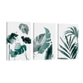thumbnail image 1 of Cuadro Decorativo Tríptico Vertical Canvas Revolution Palmas Verdes Set De 3 Cuadros 25x38 cm, 1 of 5