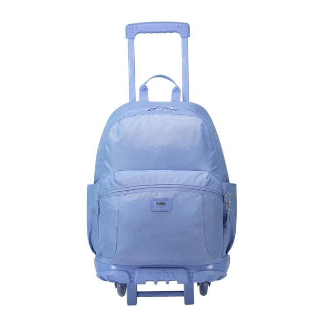 TOTTO Mochila Grande Porta Laptop 14 con Bolsillo Secreto | Escuela - Oficina - Viaje | 21 L TRIK L azul M