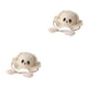 thumbnail image 1 of Minnieouse Ajuste para niños Cómodo sombrero para el sol con orejas movibles Sombreros de paja de conejo para niños Sombrero de playa beige beige (52-54cm) 2Conjunto, 1 of 6