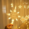 thumbnail image 4 of Ltdhehe Christmas Decoration Christmas Star Window Lights With Warm White LED Light Window Star Hanging Lights Christmas Decoration LED Star Lights For Indoor Outdoor Party Wedding, 4 of 8