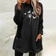 thumbnail image 1 of HongQid Fleece Sweatshirt for Women Winter Warm Sherpa Tunic Thermal Fleece Crew Neck Long Sleeve Pullover Loungewear with Pockets, 1 of 4