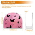 thumbnail image 3 of Iauyy 2 Piece Napkin Holder for Table 4.1x4.9x1.97in Acrylic Kitchen Decor,Standing Napkin Dispenser Kitchen Table for Bar Banquet Coffee Table,Heart-shaped Gradient Effect, 3 of 8
