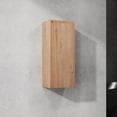 thumbnail image 3 of Gzxs 12-Inch Slim Over The Toilet Storage Cabinet, Wooden Wall Mounted Medicine Cabinet for Bathroom, Kitchen, Hanging Wall Cabinet with Soft Close Door, Open Back Design, Imitative Oak, 3 of 10