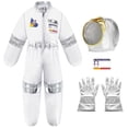 thumbnail image 2 of Boys Outfits&Set Children Space Suit Halloween Astronaut Gloves Holiday Party Attire for Kids, 2 of 4