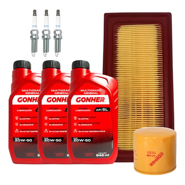 Kit De Afinacion Dodge Attitude 2015 A 2022 1.2 Gonher 20w50