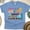 CarolinaBlue, variant on Summer Vibes Shirt – Retro Lightning Bolt Beach Graphic Tee, Ash, Size M