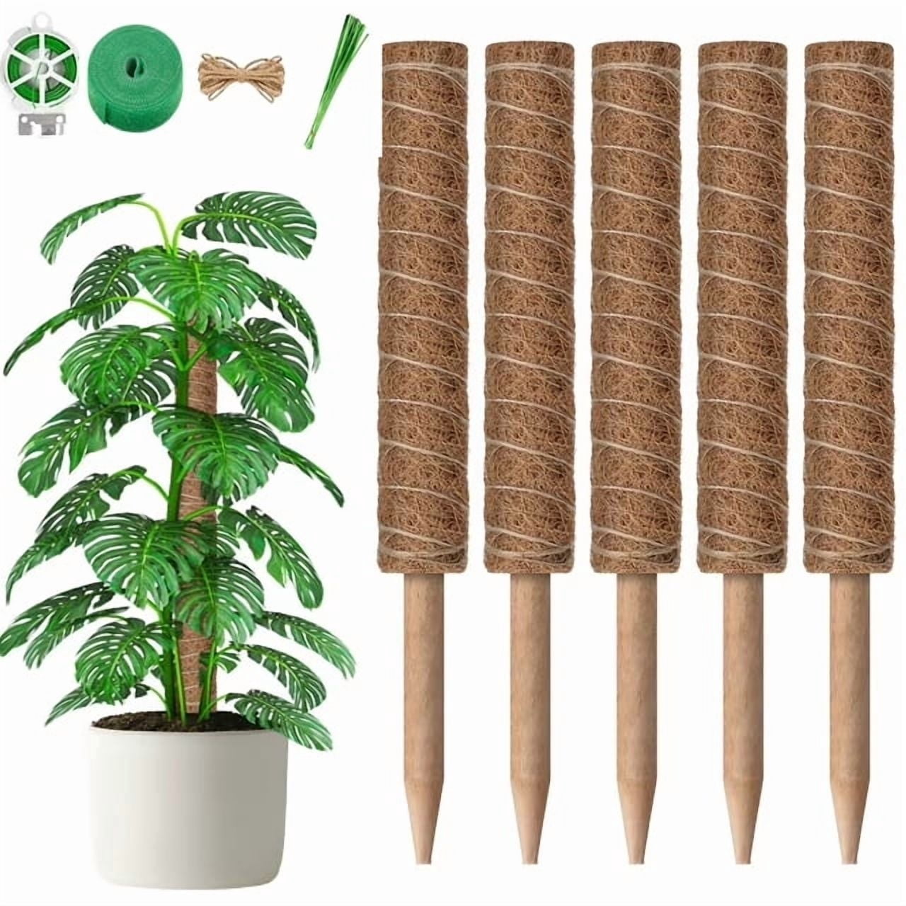 【新品未使用】MOSS STICK SW50 24-25 2 Pack 25 Inch Bendable Moss Pole for Indoor Plant Support