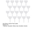 thumbnail image 4 of YAOMOBB Fournitures de Jardin 20 Pcs Étiquettes de Plantes de Jardin Forme Créative Marqueurs de Plantes Réutilisables Imperméables pour Usage Intérieur Extérieur, 4 of 7