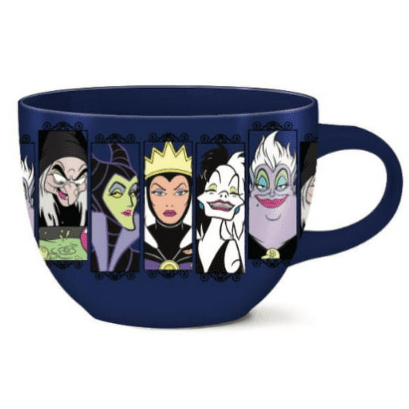 Disney Villians Clos Up Panels 24oz Ceramic Soup Mug