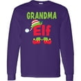 thumbnail image 3 of Inktastic Christmas Grandma Elf Long Sleeve T-Shirt, 3 of 5