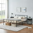 thumbnail image 7 of Yiwa Full Size Metal Platform Bed Frame with Headboard and Footboard, Simple Assembly, No Box Spring Needed, Black, 7 of 7