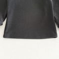 thumbnail image 6 of Girls Ruffle Neck Long Sleeve Shirts, Kids Soft Slim‑Fit Pullover Top, Solid Color Ruffle Cuffs Casual Blouse, 6 of 8