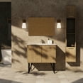 thumbnail image 2 of Lexora Home Lancy 36" Single Quartz Top Bathroom Vanity in Rustic Acacia, 2 of 10