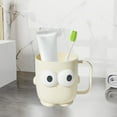thumbnail image 5 of Nmdmisc Cute Cartoon Bathroom Toothbrush Cups,Bathroom Tumbler Cup,Tooth Brush Holders,Plastic Household Drinking Cups,Dishwasher Safe Water Mugs for Kids Couples Friends, 5 of 6