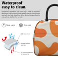 thumbnail image 3 of Obrewu Orange Modern Art Geometric Lunch Bag for Adult, Insulated, Leakproof, Oxford Cloth, 3 of 7